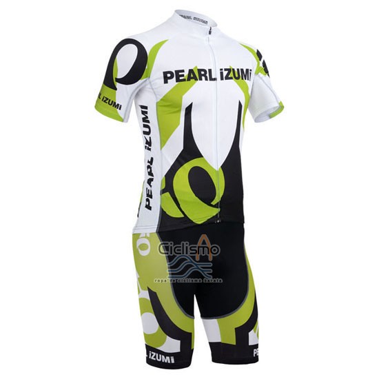 Pearl Izumi Ropa Ciclismo Culotte Corto 2013 Hombre Mangas Cortas Blanco y Verde
